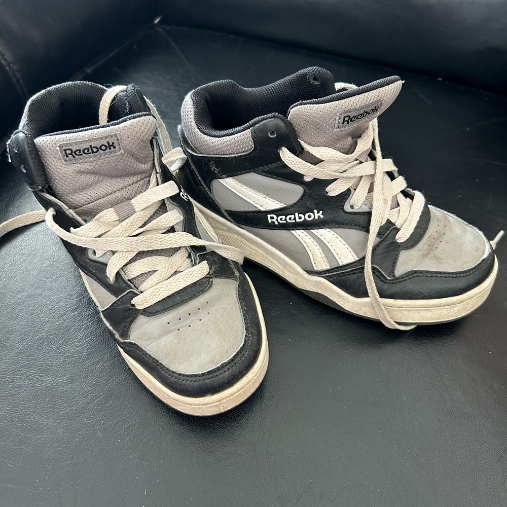 Reebok Black and White Sneakers